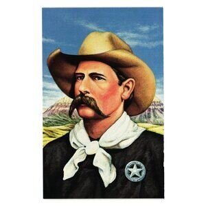 Wyatt Earp 19 Cent 1993 USPS Postcard Western Lawman Illustration Collectible